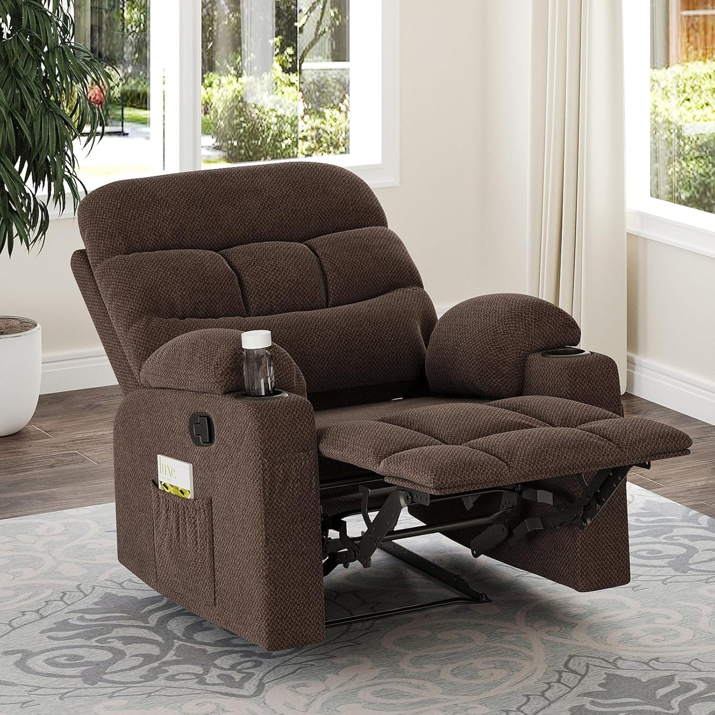 Farini Oversized Recliner Chair for Living Room Large Big Tall People Adults