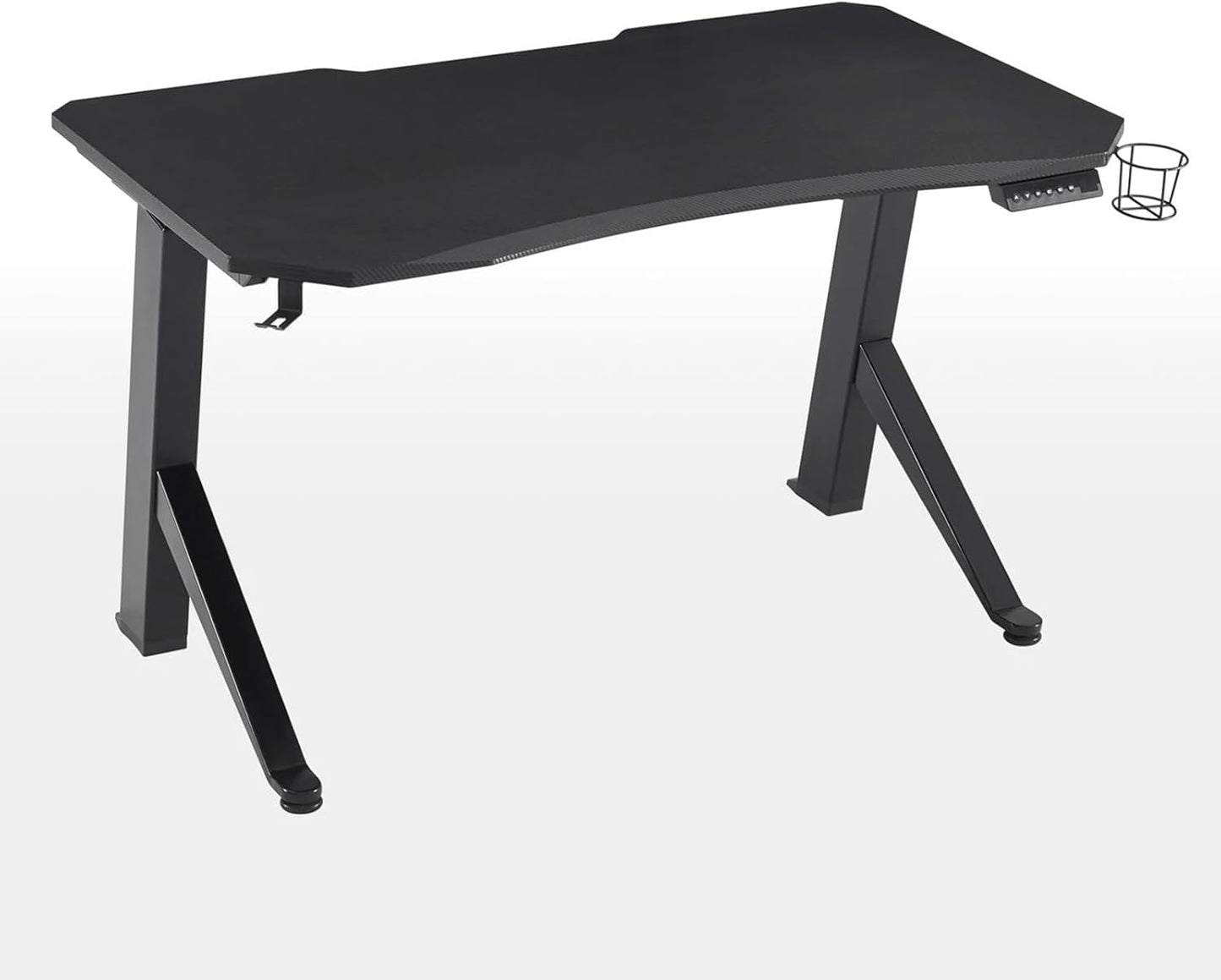 Farini Electric Standing Desk with Memory Preset 48 x 24 Inches Sit Stand up Desk Adjustable Height Desk Home Office Computer Workstation