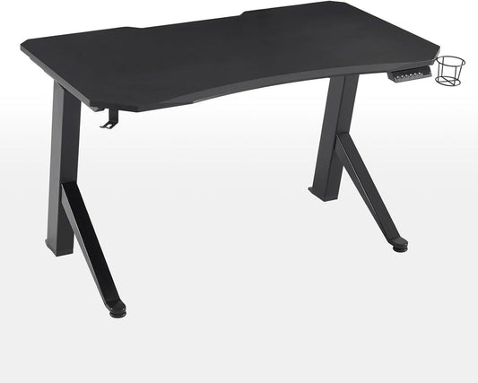 Farini Electric Standing Desk with Memory Preset 48 x 24 Inches Sit Stand up Desk Adjustable Height Desk Home Office Computer Workstation