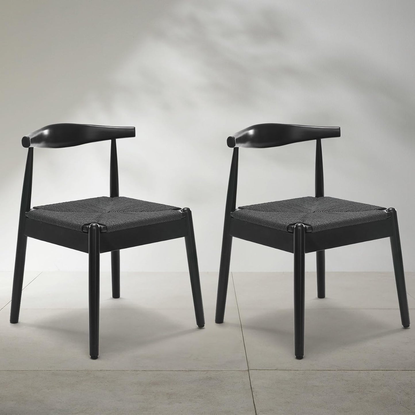 Farini Dining Chairs Set of 2, Mid Century Modern Kitchen & Dining Room Chairs for Dining Room,Dining Table Chairs with Solid Wood Legs
