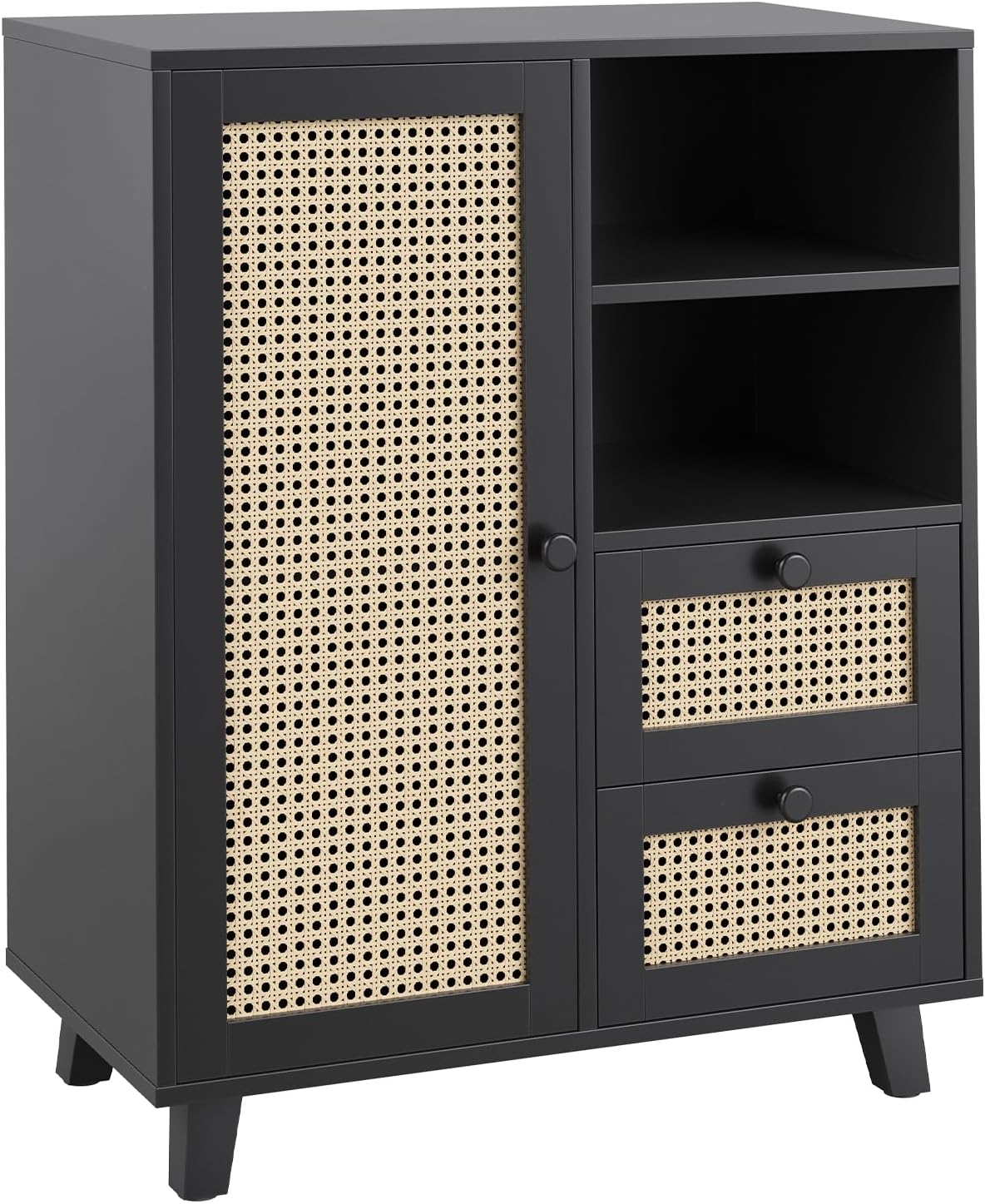 Farini Sideboard Buffet Cabinet, Accent Cabinet with Drawers and Adjustable Shelf for Kitchen, Living Room, Entryway