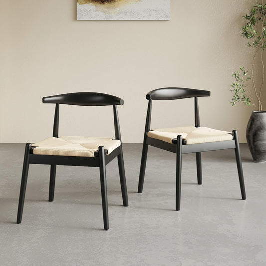 Farini Dining Chairs Set of 2, Mid Century Modern Kitchen & Dining Room Chairs for Dining Room,Dining Table Chairs with Solid Wood Legs