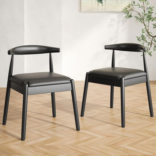 Farini Dining Chairs Set of 2, Mid Century Modern Kitchen & Dining Room Chairs for Dining Room,Dining Table Chairs with Solid Wood Legs