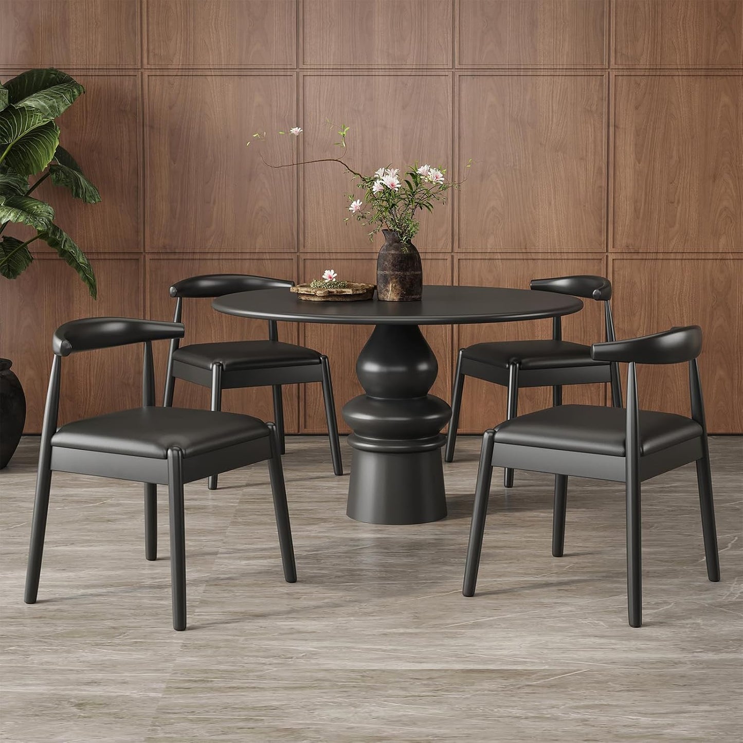 Farini Dining Chairs Set of 2, Mid Century Modern Kitchen & Dining Room Chairs for Dining Room,Dining Table Chairs with Solid Wood Legs