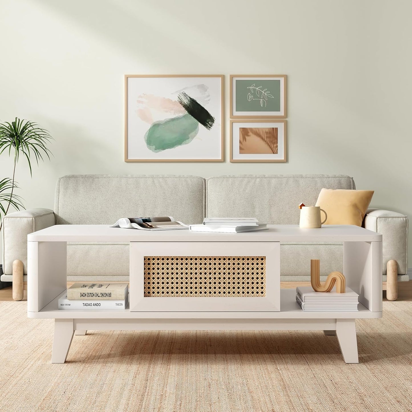 Farini Coffee Table, Living Room Tables, Modern Table with Storage, Mid Century Farmhouse Wood Coffee Table for Living Room Coffee Table, Living Room Tables, Modern Table with Storage, Mid Century Farmhouse Wood Coffee Table for Living Room