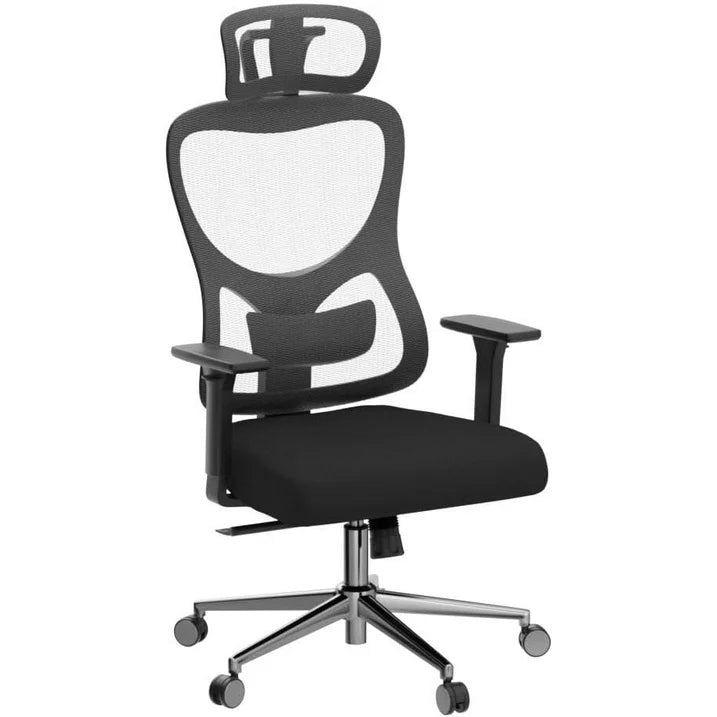 Farini Ergonomic Mesh Office Chair, Computer Desk Chair Ergonomic with Headrest, Adjustable Lumbar Support and 3D Armrests, High Back Office Chair