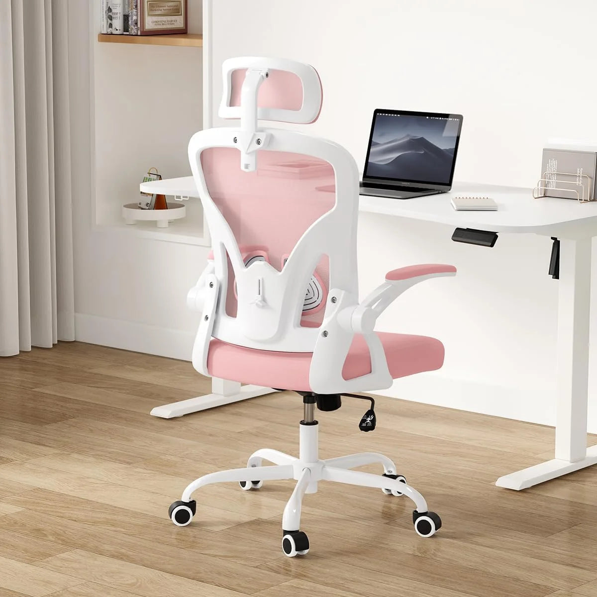 Farini Ergonomic Office Chair, Home Office Desk Chair with Headrest, High Back Computer Chair with Armrests and Adjustable Lumbar Support.for Home Office Study Room Bedroom